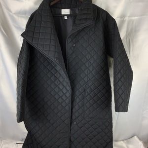 DAILY RITUAL LIGHTWEIGHT COAT, BLK